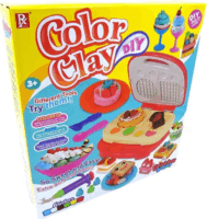 Süteményes gyurmaszett gofrisütővel és 6 féle színes gyurmával