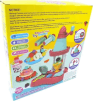 Fagylaltozó gyurmaszett kastély formájú gyurmanyomóval és 6 féle színes gyurmával