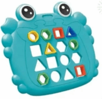 Midule Rák alakú formakirakó kicsiknek 18 darab formával