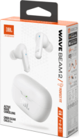 JBL Wave Beam 2 Bluetooth Fülhallgató Headset - Fehér