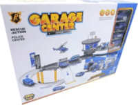 Rendőrségi központ többszintes parkolóval