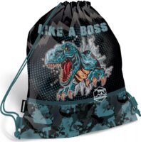 Dino Cool Tornazsák dínó mintával 43 x 33 cm - Fekete/Mintás