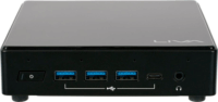 ECS Elitegroup LIVA Z3 Jasper Mini PC (Intel Pentium N6000 / No RAM / 128GB eMMC / No OS) - Fekete