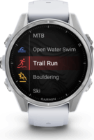 Garmin Fenix 8 AMOLED Unisex Okosóra 43mm - Ezüst