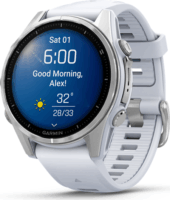 Garmin Fenix 8 AMOLED Unisex Okosóra 43mm - Ezüst