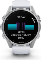 Garmin Fenix 8 AMOLED Unisex Okosóra 43mm - Ezüst