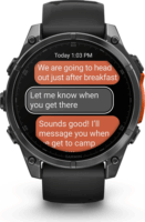 Garmin Fenix 8 AMOLED Férfi Okosóra 47mm - Fekete