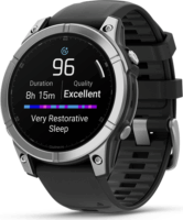 Garmin Fenix E AMOLED Férfi Okosóra 47mm - Fekete / Ezüst