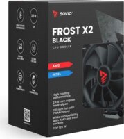 Savio Frost Black X2 PWM Univerzális CPU Hűtő