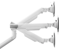 One for All DM 7220 13"-35" LCD TV / Monitor asztali tartó kar - Fehér (2 kijelző)