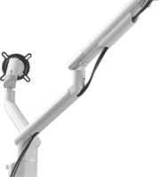 One for All DM 7220 13"-35" LCD TV / Monitor asztali tartó kar - Fehér (2 kijelző)