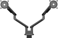 One for All DM 7210 13"-35" LCD TV / Monitor asztali tartó kar - Fekete (2 kijelző)