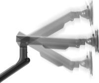 One for All DM 7110 13"-35" LCD TV / Monitor asztali tartó kar - Fekete (1 kijelző)