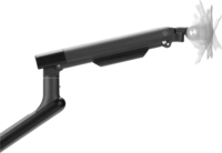 One for All DM 7110 13"-35" LCD TV / Monitor asztali tartó kar - Fekete (1 kijelző)