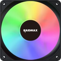 RAIDMAX X-AIR 120mm PWM RGB Rendszerhűtő ventilátor 4db - Fekete