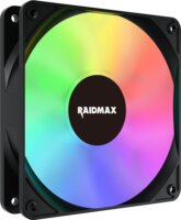 RAIDMAX X-AIR 120mm PWM RGB Rendszerhűtő ventilátor 4db - Fekete