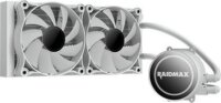 RAIDMAX INFINITA LS240 240mm ARGB Vízhűtéses Univerzális CPU Hűtő - Fehér