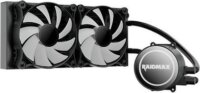 RAIDMAX INFINITA LS240 240mm ARGB Vízhűtéses Univerzális CPU Hűtő - Fekete
