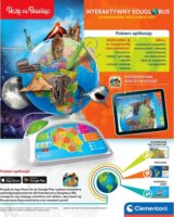 Clementoni Interaktív földgömb Ismeretterjesztő játék 500+ kérdéssel - Lengyel nyelvű