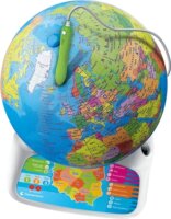 Clementoni Interaktív földgömb Ismeretterjesztő játék 500+ kérdéssel - Lengyel nyelvű