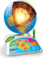 Clementoni Interaktív földgömb Ismeretterjesztő játék 500+ kérdéssel - Lengyel nyelvű