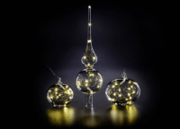 Krinner Lumix Tree Topper LED Dekoráció csúcsdísz - Átlátszó