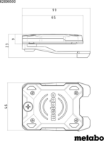 Metabo Apple Tag Okos nyomkövető Find My támogatással