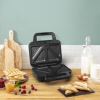 Tefal UltraCompact 3in1 Szendvicssütő gofrisütő és grill 1200W - Fekete / Ezüst