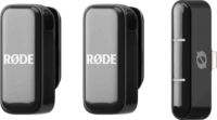 Rode Wireless Micro Kétcsatornás Lavalier csiptetős Lightning mikrofon szett - Fekete