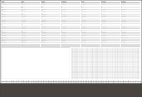 Realsystem 570 x 390mm Asztali könyöklő - Fekete