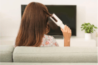 Sencor SHS 0930RS Akkus Automata Hajgöndörítő 4800 mAh - Fehér / Rózsaszín