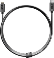 NextOne USB C apa - Lightning apa Adat és töltőkábel 1,2m - Asztroszürke