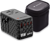 Verbatim Charge´n´Travel Univerzális Utazó Adapter - Fekete