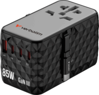 Verbatim Charge´n´Travel Univerzális Utazó Adapter - Fekete