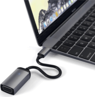Satechi USB-C apa - VGA anya átalakító adapter - Fekete