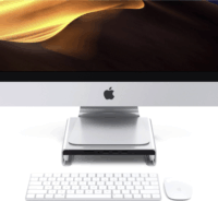 Satechi Aluminum Monitor Állvány iMac-hez + USB HUB - Ezüst