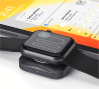 Satechi USB-C Apple Watch Töltő - Fekete/Fehér