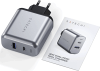 Satechi USB-A / USB-C Hálózati Gyorstöltő Adapter 30W - Sötétszürke