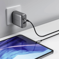 Satechi USB-A / USB-C Hálózati Gyorstöltő Adapter 30W - Sötétszürke