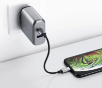 Satechi USB-A / USB-C Hálózati Gyorstöltő Adapter 30W - Sötétszürke