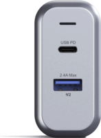 Satechi USB-A / USB-C Hálózati Gyorstöltő Adapter 30W - Sötétszürke