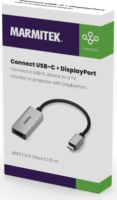Marmitek Connect USB-C 3.1 apa - DisplayPort 1.2 anya Átalakító Adapter - Ezüst
