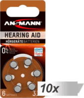 Ansmann PR41 Cink-levegő hallókészülék elem 1.4V (60db /csomag)