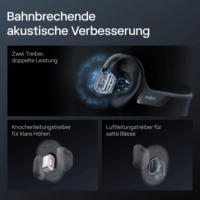 Shokz OpenRun Pro 2 Mini Sport Bluetooth Fülhallgató Headset - Fekete