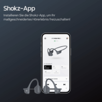 Shokz OpenRun Pro 2 Mini Sport Bluetooth Fülhallgató Headset - Fekete