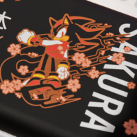 Numskull Sonic Nintendo Switch Kiegészítő Sakura Shadow utazótok - Fekete/Mintás