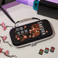 Numskull Sonic Nintendo Switch Kiegészítő Sakura Shadow utazótok - Fekete/Mintás