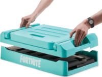 Numskull összecsukható Fortnite tároló szék - Kék/Fekete