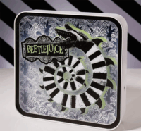 Numskull Beetlejuice Perspex Akril LED asztali lámpa - Mintás