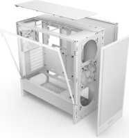 NZXT H5 Flow Midi Torony Számítógépház + 2db 120mm ventilátor - Fehér